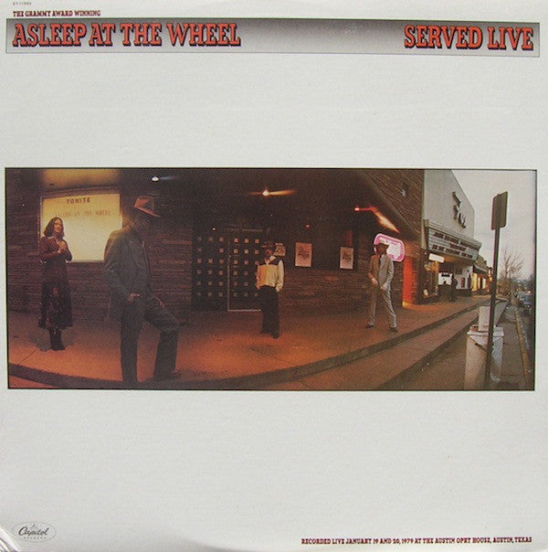 Asleep at the Wheel - Served Live - VG+ Lp Record 1979 Stereo USA - Rock / Country Rock / Blues Rock