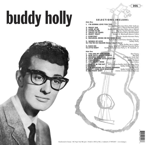 Buddy Holly ‎– Buddy Holly (1958) - New LP Record 2021 DOL Europe Import Brown Vinyl - Rock & Roll - Shuga Records