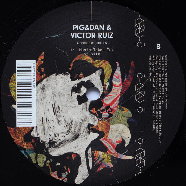 Pig&Dan & Victor Ruiz‎– Consciousness - New EP Record 2021 Drumcode Sweden Import Vinyl - Electronic / Techno - Shuga Records