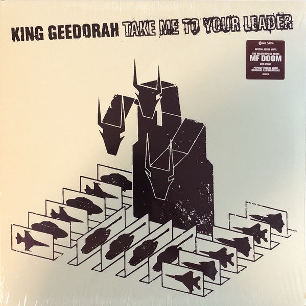 King Geedorah (MF DOOM) – Take Me To Your Leader - New 2 LP Record 2021 Big Dada UK Import Red Vinyl & Download  - Hip Hop - Shuga Records