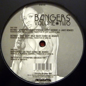 Detboi / Raffertie – Bangers Volume Two - New 12" Single Record 2009 On The Brink UK Import Vinyl - House / Electro / Ghetto