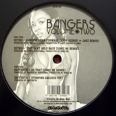 Detboi / Raffertie – Bangers Volume Two - New 12" Single Record 2009 On The Brink UK Import Vinyl - House / Electro / Ghetto