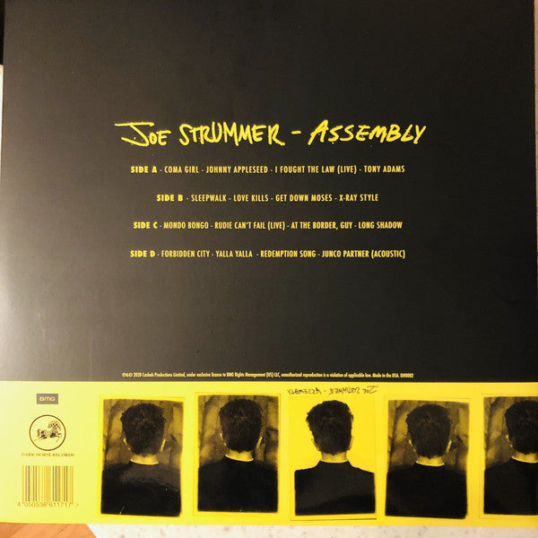 Joe Strummer ‎– Assembly - New 2 LP Record 2021 BMG/Dark Horse USA 180 gram Vinyl - Alternative Rock / Punk - Shuga Records
