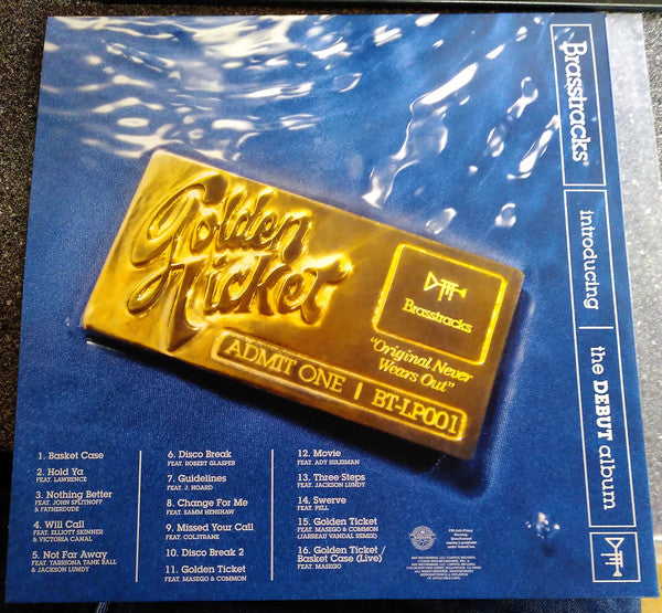 Brasstracks ‎– Golden Ticket - New 2 LP Record 2021 Capitol USA Vinyl - Hip Hop / Soul / Jazz - Shuga Records