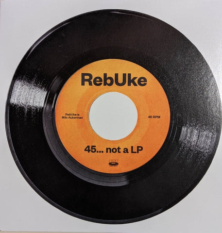 Rebuke – 45... Not A LP - New 7" EP Record 2021 Fat Wreck Chords USA Black Vinyl - Punk / Rock