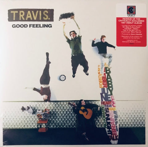Travis ‎– Good Feeling (1997) - Mint- LP Record 2021 Craft USA Vinyl - Indie Rock