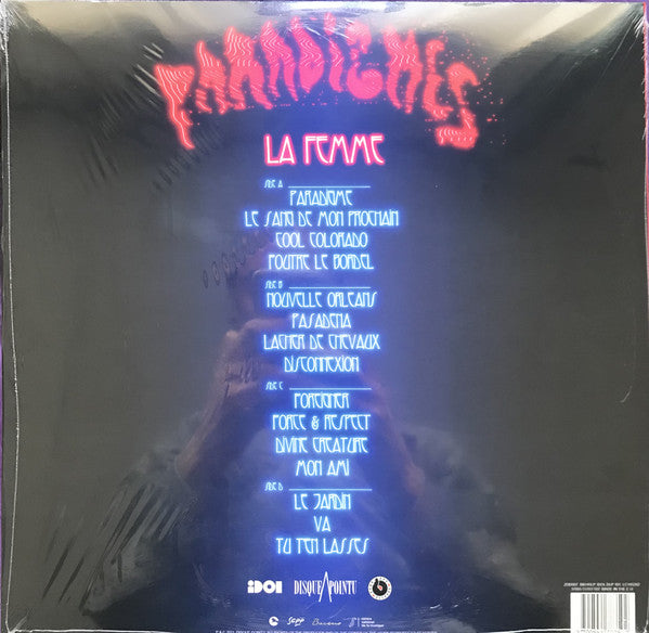 La Femme - Paradigmes - New 2 LP Record 2021 Born Bad France Import Vinyl & Download - Electronic / Acid Jazz / Abstract - Shuga Records