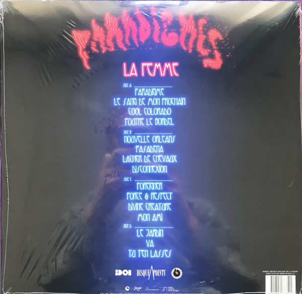 La Femme ‎– Paradigmes - New 2 LP Record 2021 Born Bad France Import Vinyl & Download - Electronic / Acid Jazz / Abstract