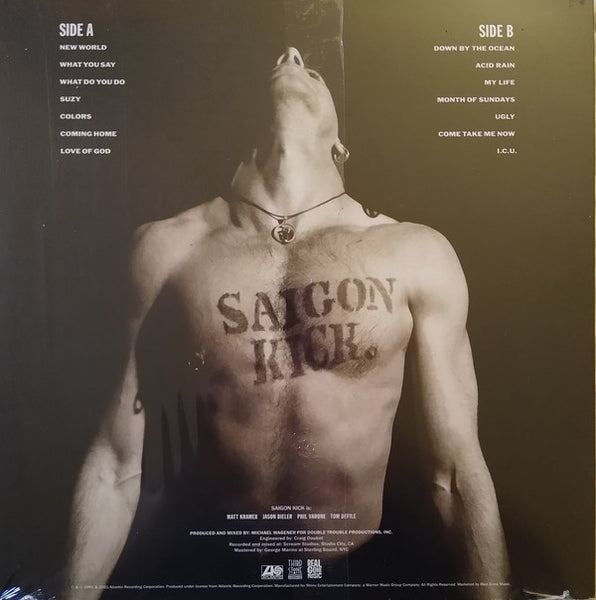 Saigon Kick ‎– Saigon Kick (1991) - New LP Record 2021 Atlantic Real Gone Music USA Clear with Black Swirl Vinyl - Hard Rock - Shuga Records