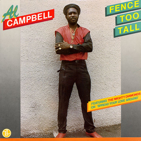 Al Campbell – Fence Too Tall - VG+ 1987 USA (No Original Cover) - Reggae/Dancehall