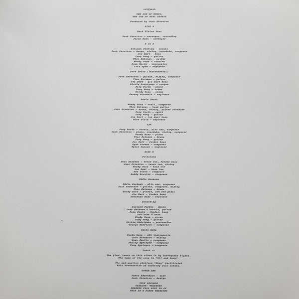 Vulfpeck ‎– The Joy Of Music, The Job Of Real Estate - New LP Record 2021 Vulf Records USA Vinyl - Funk - Shuga Records