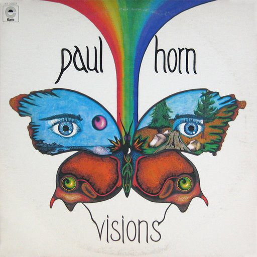 Paul Horn ‎– Visions - VG+ Lp Record 1974 USA Vinyl - Jazz-Funk - Shuga Records