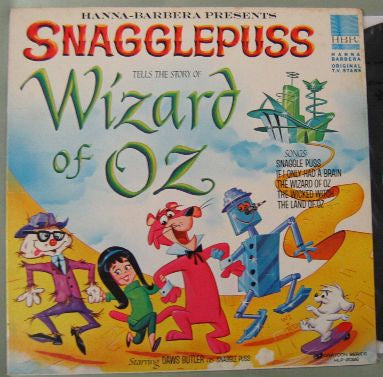 Snagglepuss – Snagglepuss Tells The Story Of The Wizard Of Oz - VG+ LP Record 1965 Hanna-Barbera USA Vinyl - Children's / Story