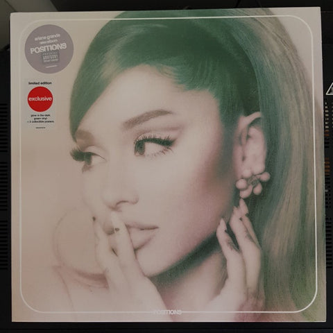 Ariana Grande – Positions - Mint- LP Record 2021 Republic Target Exclusive Glow In The Dark Vinyl & Inserts - Pop / R&B