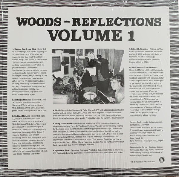 Woods – Reflections Vol. 1 (Bumble Bee Crown King) - New LP Record 2021 Woodist USA Vinyl - Rock