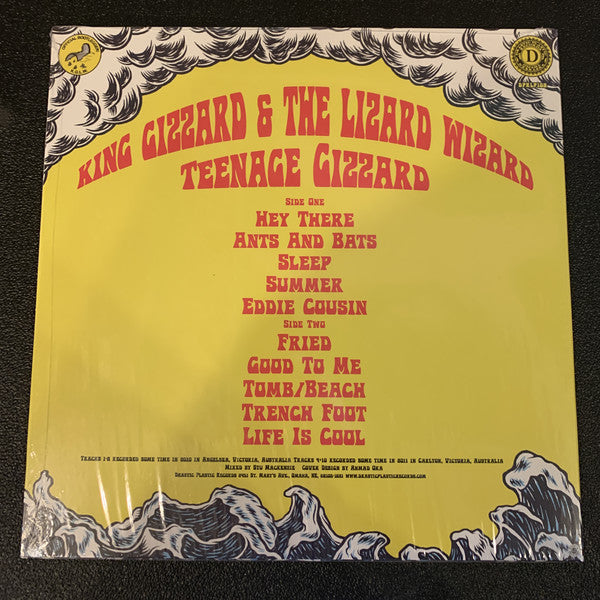 King Gizzard And The Lizard Wizard ‎– Teenage Gizzard - New LP Record 2021 Drastic Plastic USA Vinyl - Psychedelic Rock / Surf - Shuga Records