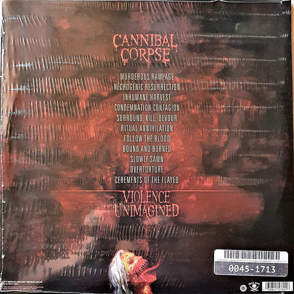 Cannibal Corpse ‎– Violence Unimagined - New LP Record 2021 Metal Blade USA Indie Exclusive White and Green Melt Vinyl, Booklet & Download - Death Metal