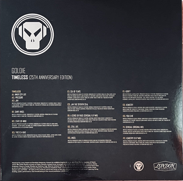 Goldie – Timeless (25th Anniversary Edition 1995) - New 3 LP Record 2021 Metalheadz London Europe Gold Vinyl - Electronic / Drum n Bass / Jungle - Shuga Records