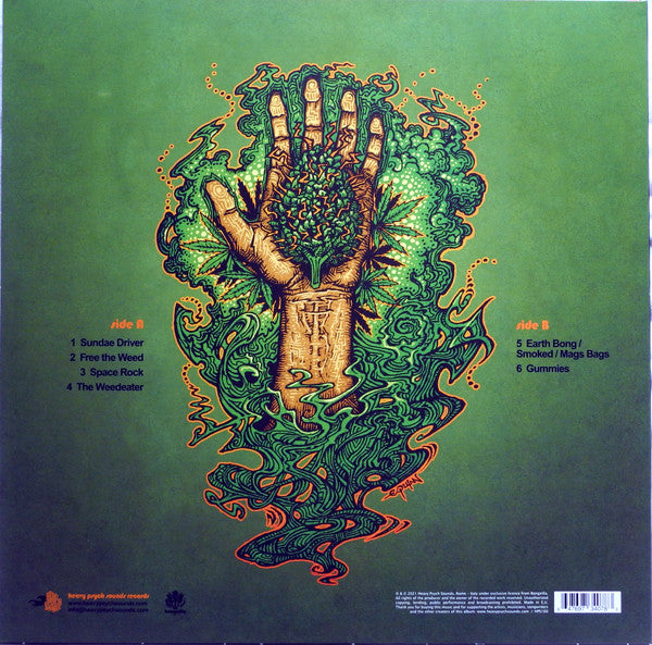 Bongzilla ‎– Weedsconsin - New LP Record 2021 Heavy Psych Sounds Italy Import Transparent with Green & Red Splatter Vinyl - Stoner Rock / Sludge Metal - Shuga Records