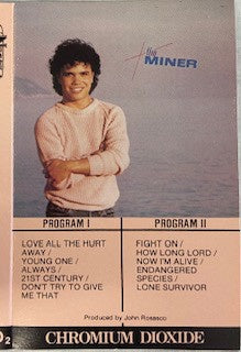 Tim Miner – Tim Miner - Used Cassette Nissi 1984 Canada - Rock / Pop
