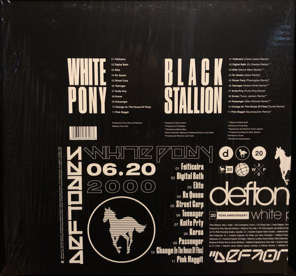 Deftones - White Pony 2000 Vinyl Record LP RARE MISPRINT EU
