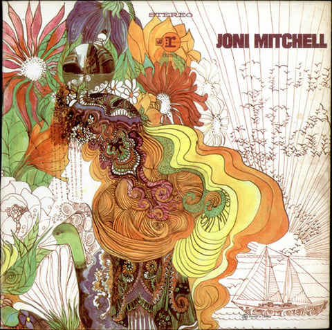 Joni Mitchell - Song to A Seagull VG+ LP Record 1968 Reprise 2-Tone USA Vinyl - Soft Rock / Folk Rock