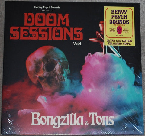 Bongzilla & Tons – Doom Sessions Vol.4 - New LP Record 2021 Heavy Psych Sounds Italy Yellow With Red & Black Splatter Vinyl - Doom Metal