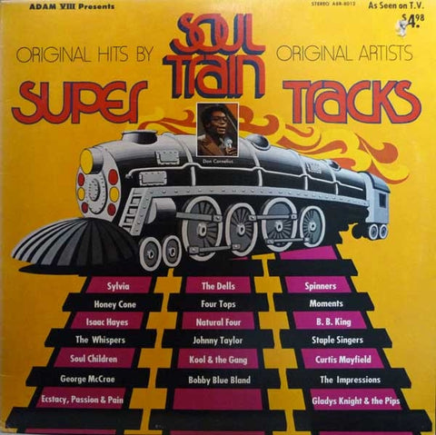 Various – Soul Train Super Tracks - VG+ LP Record 1974 Adam VIII USA Vinyl - Soul / Funk / R&B / Disco