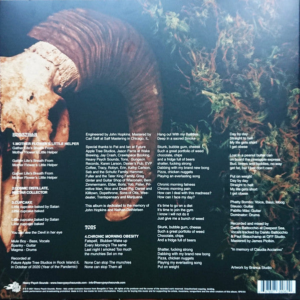 Bongzilla & Tons ‎- Doom Sessions Vol.4 - New LP Record 2021 Heavy Psych Sounds Italy Import Black Vinyl - Metal / Doom Metal - Shuga Records