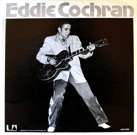 Eddie Cochran – Legendary Masters Series #4 - VG+ 2 LP Record 1971 United Artists USA Vinyl - Rock & Roll / Rockabilly