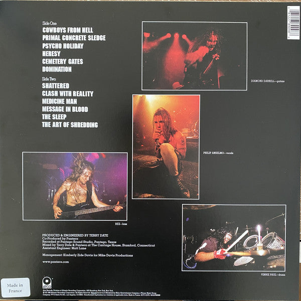 Pantera ‎– Cowboys From Hell (1990) - New LP Record 2021 ATCO USA White & Whiskey Brown Marbled Vinyl - Heavy Metal / Groove Metal - Shuga Records