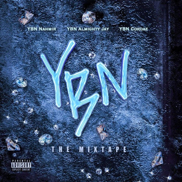 YBN Almighty Jay, Cordae & YBN Nahmir – YBN: The Mixtape - New 2 LP Record 2021 Atlantic  Europe Blue Vinyl - Hip Hop - Shuga Records