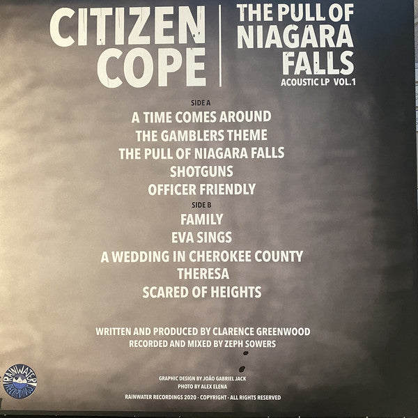 Citizen Cope ‎– The Pull Of Niagara Falls Acoustic LP Vol. 1 - New LP Record 2021 Rainwater Europe Import Vinyl - Indie Rock / Acoustic - Shuga Records