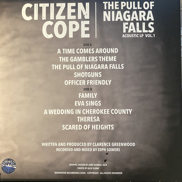 Citizen Cope ‎– The Pull Of Niagara Falls Acoustic LP Vol. 1 - New LP Record 2021 Rainwater Europe Import Vinyl - Indie Rock / Acoustic