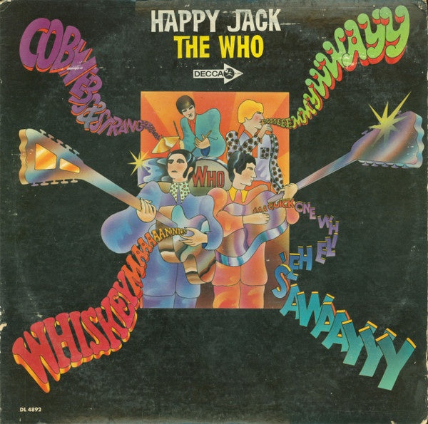 The Who – Happy Jack - VG+ LP Record 1967 Decca USA Mono Original Vinyl - Rock / Mod / Garage Rock / Pop Rock - Shuga Records