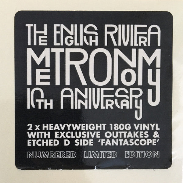 Metronomy ‎– The English Riviera (2011) - Because Music Europe Import 180 gram Vinyl & Numbered - Alternative Rock / Synth-pop / Indie Rock - Shuga Records