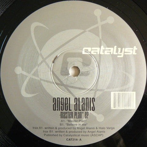Angel Alanis - "Master Plan" EP - New 12" Single 2000 Catalyst - Chicago House / Tech House