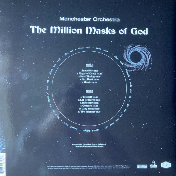 Manchester Orchestra ‎– The Million Masks Of God - New LP Record 2021  Loma Vista USA Pink Shimmer Vinyl - Indie Rock - Shuga Records