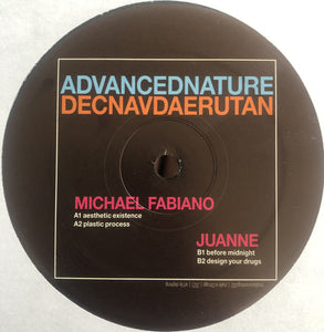 Michael Fabiano, Juanne ‎– Advanced Nature - New EP Record 2021 Tres Dias USA Vinyl - Chicago Electronic / Techno / Acid House