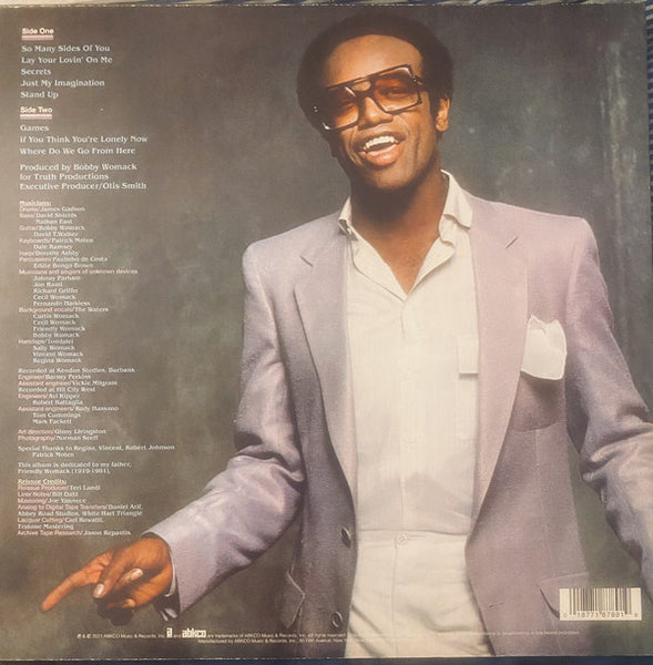 Bobby Womack ‎– The Poet (1981) - New LP Record 2021 ABKCO/Beverly Glen Europe Import 180 gram Vinyl - Funk/Soul - Shuga Records