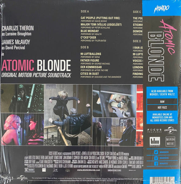 Various ‎– Atomic Blonde - Original Motion Picture (2017) - New 2 LP Record 2021 Mono USA Neon Pink 180 gram Vinyl - Soundtrack