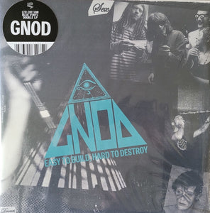 Gnod – Easy To Build, Hard To Destroy - New 2 LP Record 2021 Rocket Recordings UK Blue Vinyl - Rock / Psychedelic Rock / Experimental - Shuga Records