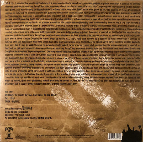 Makaveli ‎(2Pac)– The Don Killuminati (The 7 Day Theory)(1996)  - New 2 LP Record 2021 Death Row USA Vinyl - Hip Hop - Shuga Records