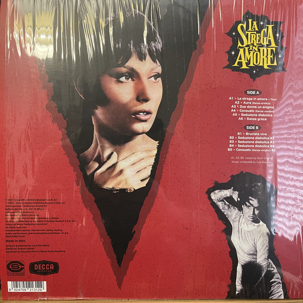 Luis Bacalov - La Strega In Amore (1966) - New LP Record 2021 Decca Cam Sugar Italy Import Vinyl - Soundtrack - Shuga Records