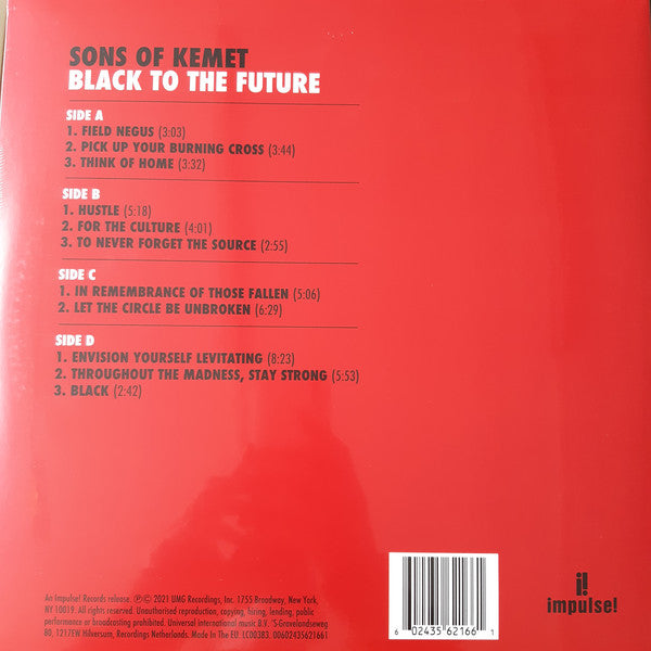 Sons Of Kemet ‎– Black To The Future - New 2 LP Record 2021 Impulse! USA Vinyl - Jazz - Shuga Records
