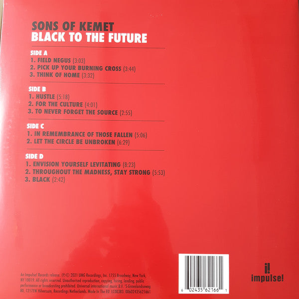 Sons Of Kemet ‎– Black To The Future - New 2 LP Record 2021 Impulse! USA Vinyl - Jazz