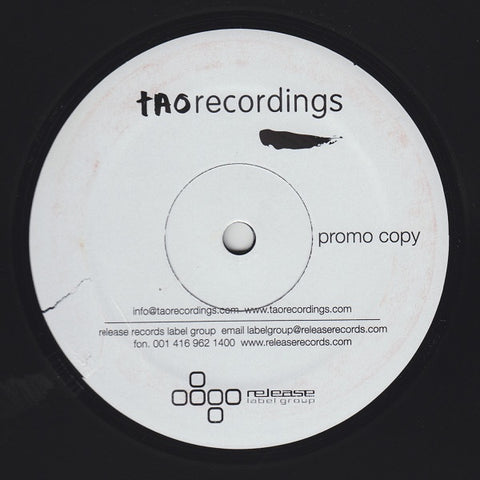 Soul Tan And Tone Depth – Back To You - Mint- 12" White Label Promo Single Record 2004 Tao Canada Vinyl - Progressive House / Breaks