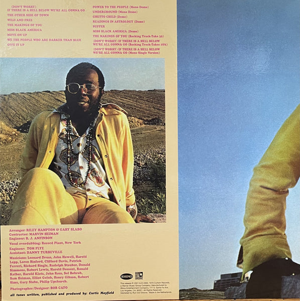 Curtis Mayfield ‎– Curtis (1970) - New 2 LP Record 2021 Curtom/Rhino/Run Out Groove Netherlands Import 180 gram Vinyl - Soul / Funk - Shuga Records