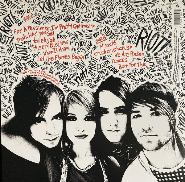 Paramore - Riot! (2007) - New LP Record 2021 Fueled By Ramen Silver Vinyl - Pop Rock / Emo - Shuga Records