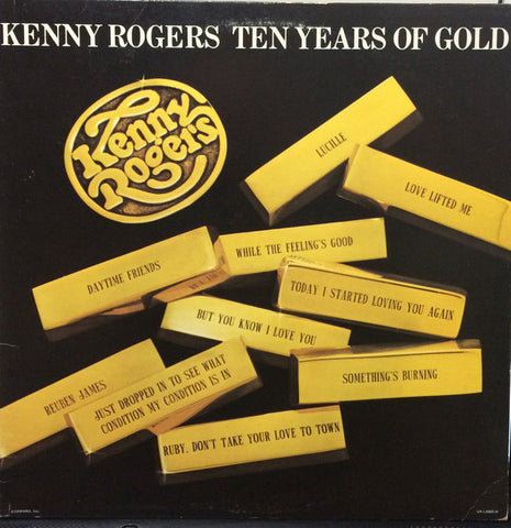 Kenny Rogers ‎– Ten Years Of Gold - New Sealed Vinyl (Vintage 1977) USA